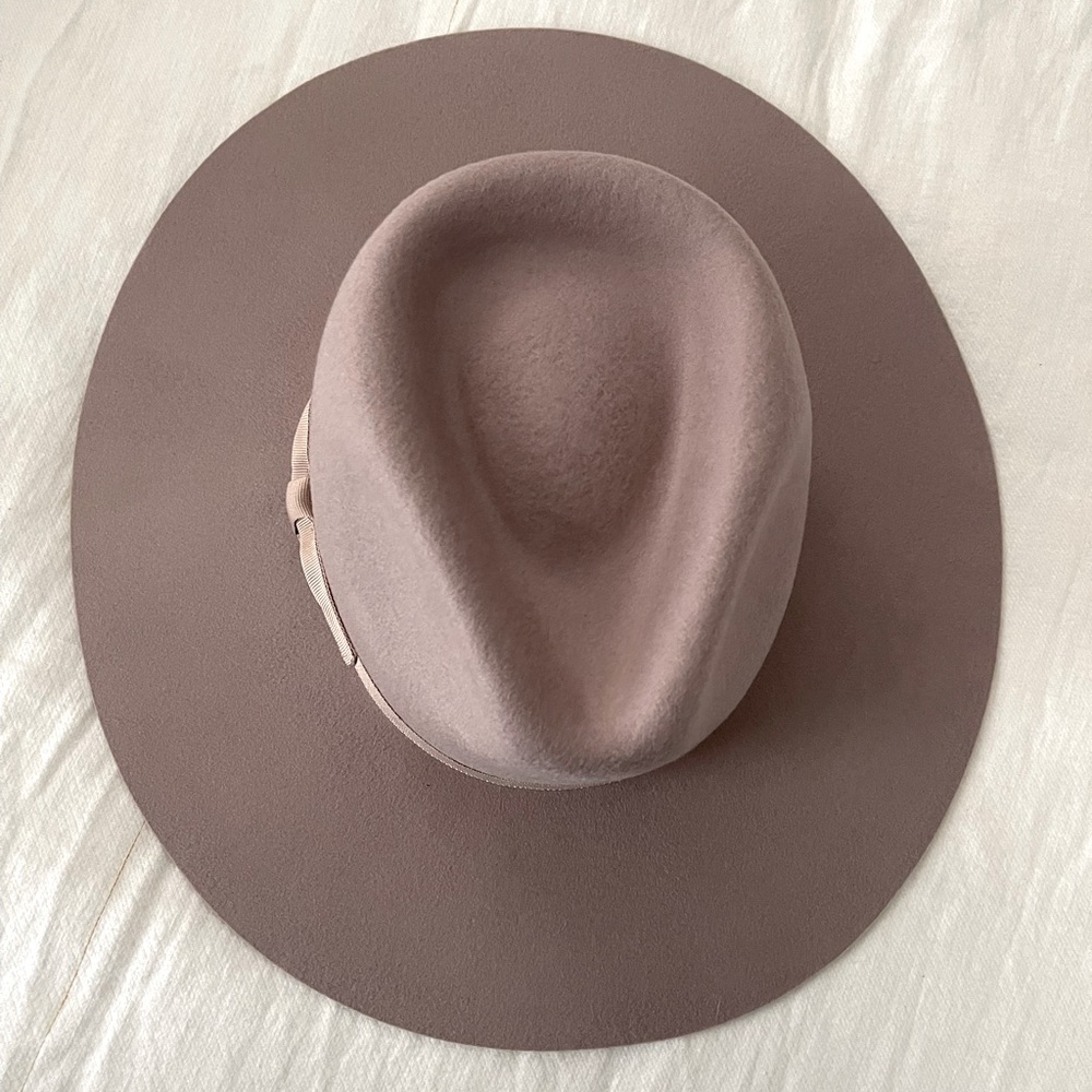 Urban Outfitters felt flat brim hat